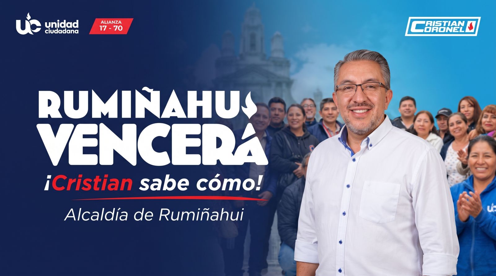 Cristian con los vecinos
